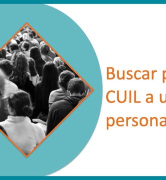 Buscar por CUIL a una persona