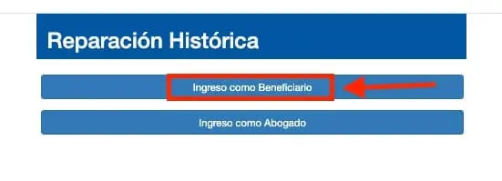 Como consultar la Reparacion Historica paso 5