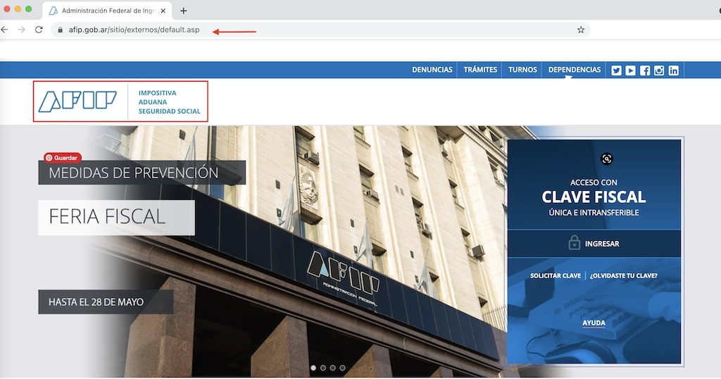 como obtener tu certificado de antecedentes penales con clave fiscal paso 1