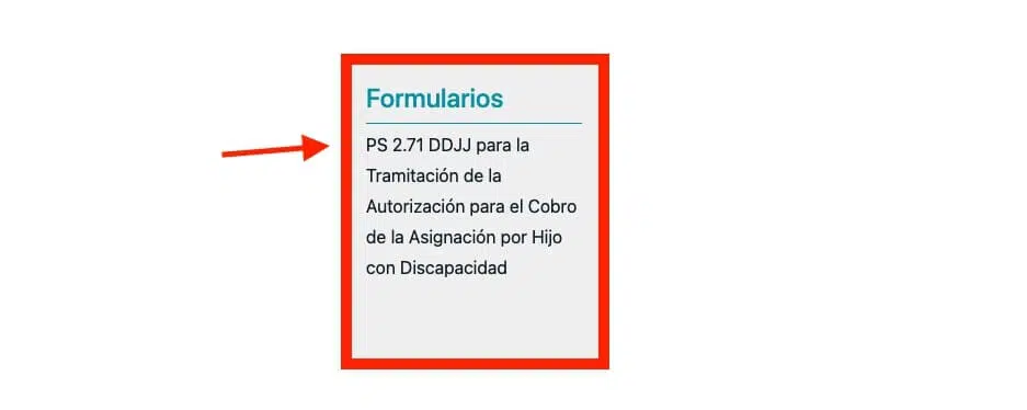 Como solicitar la pension por discapacidad para niños paso 3