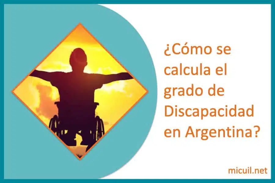 como se calcula el grado de Discapacidad en Argentina