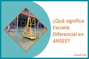 ¿Qué significa Escuela Diferencial en ANSES?