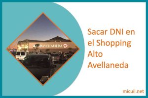 Sacar DNI en el Shopping Alto Avellaneda