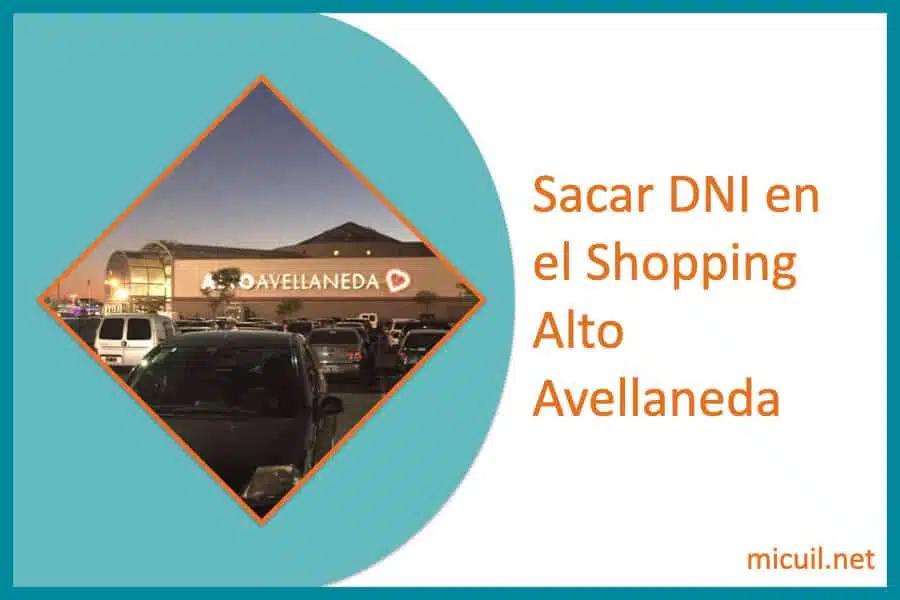 Sacar DNI en el Shopping Alto Avellaneda